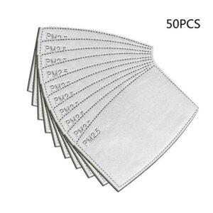 PM 2.5 Filter Protective Filter Activated Carbon Mask Filter 3D Fitting Design Breathable Filtration