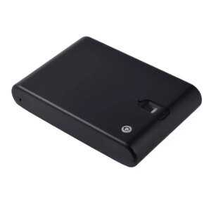 Portable Fingerprint Box Safe Fingerprint Sensor Box Security Keybox Strongbox OS100A for Valuables Jewelry Cash