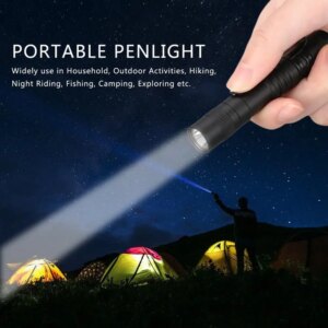 Portable Mini Waterproof Penlight 2000LM LED powerful torch AAA Battery Powerful LED Outdoor Activities Self-defense flashlight