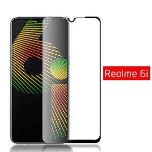 Protective Glass on the for oppo Realme 6i Tempered Glass Full Cover For Realmi 6i Realy i6 6 i Realme6i Safety Screen Protector