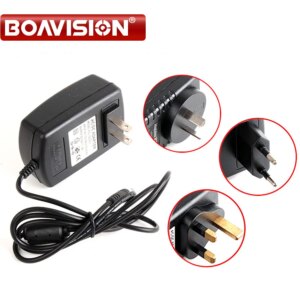 Qualified AC 110-240V To DC 12V 2A CCTV Power Supply Adapter,EU/US/UK/AU Plug ABS Plastic