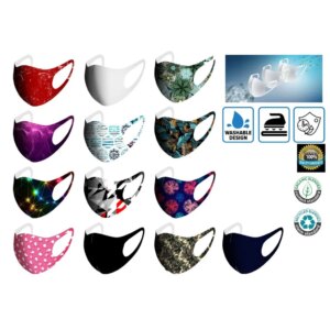 Reusable Colorful Fabric Face Turban Stylish Fashionable Neutral Washable Mask Washable Mouth Mask Care mascarilla reutilizable