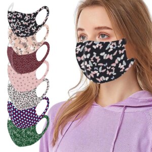 Reusable Colorful Printed Face Turban Stylish Fashionable Neutral Washable Breathable Mask Mouth Face Health Care mascarillas