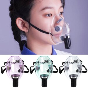Reusable Silicone Face Masks Anti Dust Saliva Protective Mouth Mask Personal Protective Equipment with Filter for Outdoor Indoor