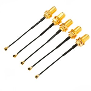 SMA Connector Cable Female to uFL/u.FL/IPX/IPEX RF Coax Adapter Assembly RG1.13 10cm Pigtail Cable for PCI Wifi Card 4G module