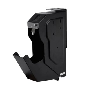 Security Guns Box Gun Safes Fingerprint and Spare Key Lock Pistol Safe Cold-rolled Steel Fingerprint Strongbox for desk Cabinet