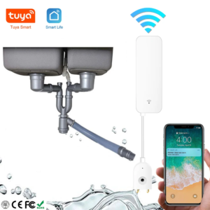 Smart Water Leakage Detector APP Alarm WiFi Flood Leak Alert Sensor Tuya Smart Lift Overflow Security Alarm System No Hub