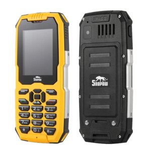 Snopow M2 2.4 inches Rugged Waterproof drop proof compression resistance Feature phone for old man loud speaker big fonts