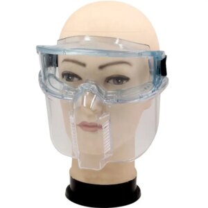 Unisex Anti Splash Face Shield UV Protection Sun Visor Adjustable Full Face Mouth Mask Transparent Protective Cover for Men Wome