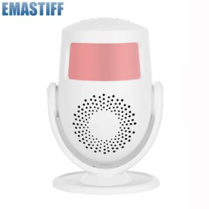 Wireless Intelligent Greeting Welcome Doorbell PIR Infrared Motion Sensor Warning Door Bell Burglar Alarm System