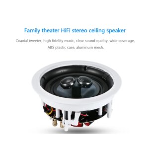 ceiling speaker high quality sound 8 ohm 205mm 250mm cut-out size dual voice coil 6.5 inch 8 inch dropshopping