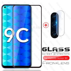 honor 9c glass camera lens protective glass for huawei honor 9c xonor 9 c c9 glass honor9c aka-l29 safty amored protection film