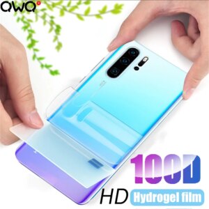 100D Back Hydrogel Film For Huawei P30 P20 Mate 30 20 Pro Lite Protection Film on For Huawei P smart 2019 P30 P20 Film Not Glass