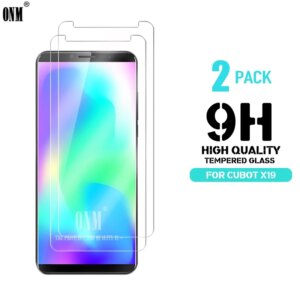 2Pcs Tempered Glass For Cubot X19 Screen Protector Premium Tempered Glass Cubot X19 Screen Protective Film