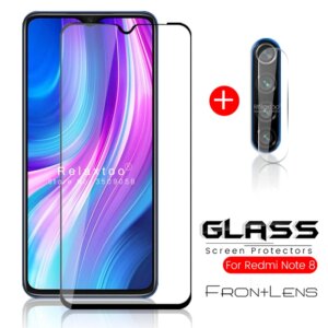 2in1 for xiaomi redmi note 8 pro glass protective glass on xaomi xiomi xiami redmi note8 not 8 8pro camera armor protection film