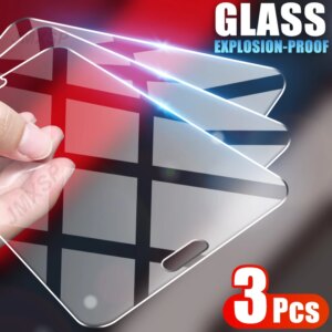 3Pcs Protective Glass For Huawei Honor 10 9 8 Lite Screen Protector Glass Honor V30 V20 V10 Tempered Glass 20i 10i X10 Film