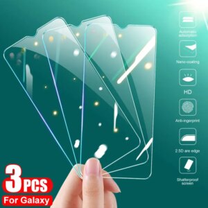 3Pcs Tempered Glass For Samsung Galaxy A51 A70 A20 A30 S A40 Screen Protector For Samsung A50 A71 A01 A31 M30 A20E M31 M21 Glass