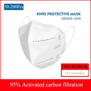 50/100/200 Pcs Fast Shipping KN95 Anti-dust Masks FFP2 Breathable Face Mask Mascarillas With 95% Filterability Close To FFP3