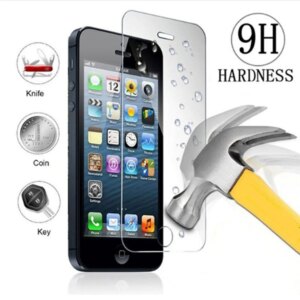 9H Tempered Glass For iPhone 5S 5 6 if Film Screen Protector For iPhone 4 5S 5 6 S 6s 7 X 8 Plus Case Protection Tempered Glass