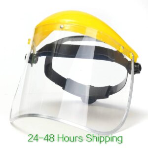 Anti-Saliva Dustproof Mask Transparent PVC Safety Faces Shields Screen Spare Visors Head helmet Respiratory protection mask