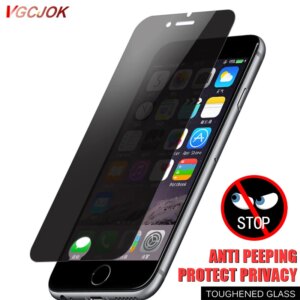 Anti Spy Tempered Glass For iPhone 6 6S 7 8 Plus 5 5S SE X Privacy Screen Protector For iPhone XS Max XR 8 Protective Glas Film