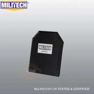 Ballistic Panel BulletProof Plate NIJ Level IIIA 3A & NIJ 0101.07 Level HG2 10 x 12 Shooters Cut Aramid Soft Body Armor-MILITECH