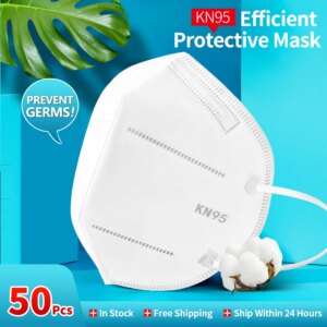 Fast Shipping KN95 Masks 4 Layers Filter Dustproof Mouth Face Mask For Adult Anti Pollution Breathable Face Masks Mascarillas