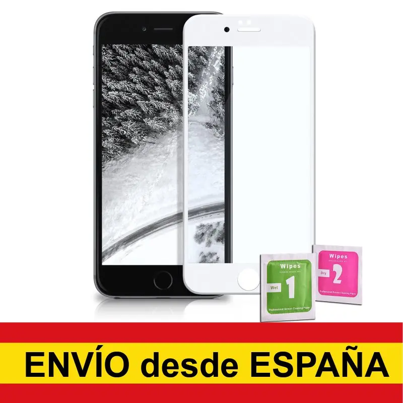 Full Toughened Glass Protector 4D To IPHONE 7/8 WHITE