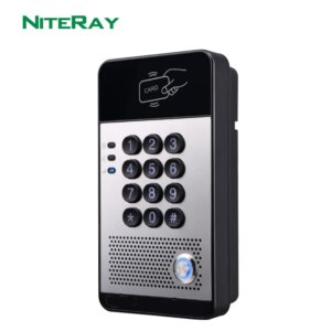 High Quality PBX IP Door Phone SIP Intercom Door Phone With Doorbell Feature & Waterproof Numeric Keypad