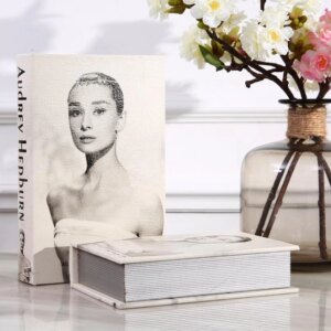 Hot Modern Wood Storage Boxes Dictionary Secret Piggy Bank Hidden Security Book Safe Lock Cash Money Jewellery Bins Organization