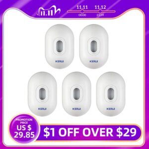 KERUI P861 Outdoor Waterproof PIR Motion Sensor Detector For Wireless Security Alarm System 5P/lot Driveway Garage Burglar Alarm