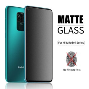 Matte Tempered Glass For Xiaomi Redmi Note 9 8 Pro Max 9S 8A 8T Glass For Xiaomi Poco X3 NFC Mi 9T Pro Poco F2 Screen Protector