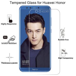 Screen Protector for Huawei Honor 7 V8 8 Pro 7S Tempered Protective Glass on Honor 9 Light 10 V9 Play View 10 9 Lite