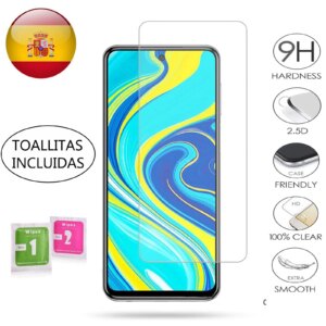 Screen Protector for Xiaomi Redmi Note 9S Premium tempered glass 9H 2.5D 0.3mm flat glass Anti scratch punch