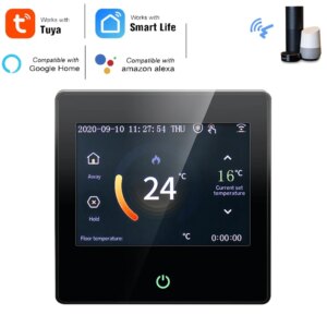 TUYA Smart WiFi Thermostat Temperature Controller With Big Screen for Water Electric Floor Gas Boiler Heating Control