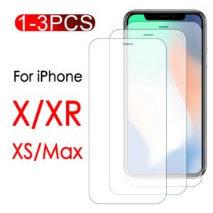 Xsmax Screen Protector On For Apple iPhone x Xs Max Xr Tempered Glass iP Rx 10r iPh 10s r Sx Protective Glas 10 Mas i Phone Xmas