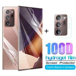 front back hydrogel film for Samsung Galaxy Note 20 Ultra screen protector for Samsung Note 20Ultra 20 Not 20 Ultra glass film