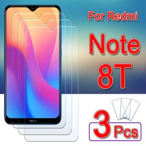 glass on redmi note 8t protective Screen Protector for xiaomi readmi note8t 8 t Not t8 Tempered Glas armor sheet film 1 - 3 pcs